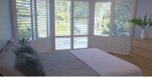 custom-designed plantation shutters